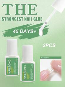 GELPOLISH 1pc/2pcs/3pcs/6pcs Super Strong Brush-On Nail Glue, Suitable For Acrylic Nails, Nail Tips And Press-On Nails (8ml), Repairs Broken Nails, Acrylic Nail Glue, Nail Adhesive, No UV Light Required - 8ml - View 11