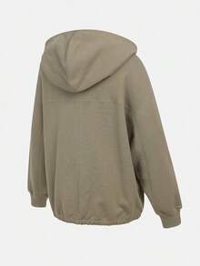 Nike 女款 AS W NSW STREET FLC FZ HDY 針織運動外套 HV1950-276 - 棕色 - 查看 2