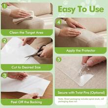 1 Roll Anti Cat Scratch Furniture Protector Tape Self-Adhesive PVC Transparent Tape Couch Guard Pads Stickers For Couch Sofa,Pet Supplies Cat Scratch ,Cat Accessories - 20*300cm - View 9