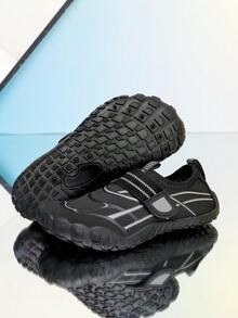 2026 New Multi-Function Children's Shoes Suitable For Indoor And Outdoor Casual Wear Beach Water Shoes For Boys And Girls Rubber Sole Breathable Quick-Drying Upper - Black - View 5