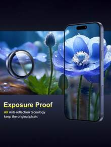 3片深藍色鋁合金強化玻璃防刮全覆蓋相機鏡頭保護貼，適用於 iPhone 17 Pro 17 Pro Max 16 Pro 16 Pro Max 15 Pro 15 Pro Max 14 Pro 14 Pro Max 13 12 Pro 12 Pro Max 11 Pro Max，熱門日常手機配件 - 藏蓝色 - 查看 5