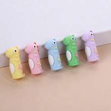 10PCS Dinosaur Pencil Caps - Random Color - Pencil Protector Covers Extender - Pencil Storage Caps - Silicone Pencil Caps - Protect Pencil Tips - Keep Pencils Clean - Pencil Storage Supplies - A - View 7
