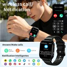 SENBONO New 2026 Video Watch, A Smartwatch That Can Take Photos/Record Audio And Video, LED Flashlight Function, 2.01-Inch High-Definition Screen, Multiple Sports Modes, 670mAh Battery, Photo Album, SMS Notification, Wireless Calling, Smartwatch/Camera Watch - View 5
