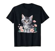 Love You Gift,Bold Cat Lover Tee – 'RaGe CoNSuMeS Me' With Floral Kitten Graphic For Humorous Style - Black - View 1