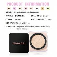 danche Oil Control Loose Setting Baking Powder With Powder Puff, Micronized Soft‑Focus Matte Finishing Powder, Blur Pores & Fine Lines, Paraben‑Free With Tocopheryl Acetate & Rice Starch, For All Skin Tones Daily Makeup - Multicolor - View 10
