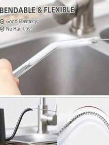 4/2/1 Set 10pcs Multi-Function Cleaning Brushes, Includes Various Sizes (10 Sizes Total), Kitchen Bottle Brush, Long Straw Brush, Straw Brush And Tube Cleaning Brush, Suitable For Cleaning Water Bottles And Other Hard-To-Clean Items - Multiple Styles - View 4