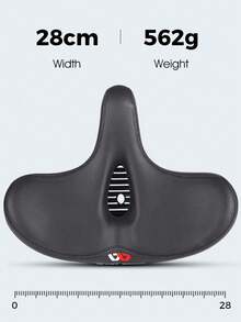 WEST BIKING Widened Bike Seat Thickened Sponge Spring Suspension Hollow Breathable Casual Comfortable Riding Gear - Multicolor - View 3
