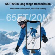 HITOZON 無線領夾式麥克風，相容 iPhone 與 Android 裝置，智慧降噪，附充電盒，24 小時續航力，適用於影片錄製與部落客拍攝 - 查看 7