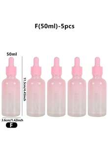 1pc/2pcs/5pcs 5ml-100ml Graduated Dropper Bottle, Reagent Eye Drops Glass Essential Oil Liquid Dropper Bottle, Refillable Travel Perfume Bottle Container, Cosmetics, Vanity, Travel, Cheap, Makeup Tools, Cheap Goods, Gift, Women's Gift, Travel Bottles - View 26