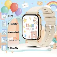 ERUN 1.83-Inch Youngsters's Smartwatch: Long Battery Life 180mAh, Wireless Calling, Multiple Sports Modes, Step Counter - Stylish, Lightweight, Full Touch Screen Wearable Tech Perfect For School Season Gifts, DIY Dial, Fit For Boys And Girls - View 3