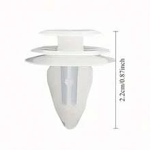 20PCS Universal Door Panel Clips, White Original Design, Strong Resilience And Wear-Resistant, Used For Car Door Interior Panel Installation, Common Auto Repair Parts - 20 PCS White Repair Clips - View 7