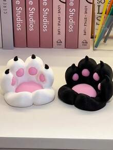 Cute Cat Paw Shaped Phone/Tablet Stand, Creative Cute Desktop Slouchy Stand, Suitable For Phone/Tablet, Gift For Best Friend Or Girlfriend - Multicolor - View 5