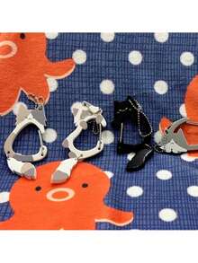 Cute Swinging Cat Tail Keychain, Random Color & Style, Adorable Cat-Shaped Keychain Pendant, Suitable For Wallet, Backpack, Travel Box, Office Decor, Perfect Gift For Cat Lovers - View 7