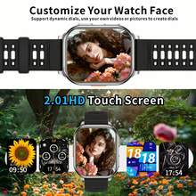SENBONO New 2026 Video Watch, A Smartwatch That Can Take Photos/Record Audio And Video, LED Flashlight Function, 2.01-Inch High-Definition Screen, Multiple Sports Modes, 670mAh Battery, Photo Album, SMS Notification, Wireless Calling, Smartwatch/Camera Watch - View 7