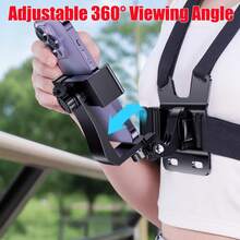 5-In-1 Chest Mount Bracket, Phone Chest Mount Strap Clip, Suitable For Recording VLOG/POV, Universal Accessory Kit, Compatible With Most Action Cameras And Phones - View 6