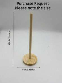 Soporte Moderno de Bambú para Toallas de Papel - Estante de Almacenamiento Autoadhesivo para Encimera con Soporte de Madera, Ahorra Espacio para Cocina y Baño, Diseñado para Toallas de Papel de Cocina y Toallas de Papel Regulares, Accesorio Práctico para Encimera - Multicolor - Ver 12