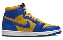 Air Jordan 1 Retro High OG 'Reverse Laney' Yellow Varsity-Maize Game-Royal Sail Black Fire-Red Sneakers Women FD2596-700 - Multicolor - View 2