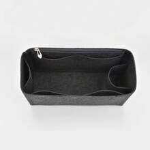 1pc Tote Bag Organizer Insert, Multi-Functional Tote Bag Inner Liner, Layered Zipper Storage Organizer Bag For Commuter Bag, Multi-Compartment Zipper Shaped Bag Organizer For Handbag, Multi-Pocket Cosmetic Power Bank Key Organizer Inner Liner Bag,Back To School - View 18