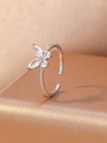 1pc/2pcs Set Shiny Gold Toe Ring Set - Butterfly Design, Delicate Adjustable, Suitable For Women's Summer Beach Wear - Butterfly - View 3