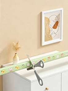 2m Long Baby Anti-Collision Strip/Cloud-Shaped Foam Elastic Material, Cartoon Pattern, Freely Cuttable, Self-Adhesive, Easy To Use After Peeling, No Residue. Table Corner Protection Anti-Collision Furniture Protector/Newborn Essential (Keep Surface Dust-Free And Water-Free Before Pasting/Press And Fix For 24 Hours) - Multicolor - View 8
