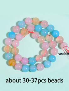 1 String Natural Colorful Morgan Agate Beads For Diy Bracelet Necklace Earring Making Jewelry Keychain Making Supplies Accessories 4/6/8/10mm - Color - View 14