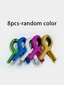 4/8/1pc Assorted Beach Towel Clips Plastic Clothes Clips Wind-Resistant Beach Towel Clips Clothes HangersClothespinsStrong Spring ClipsBeach Chair Towel ClipsSock Clips, Used To Fix Towels, Blankets, QuiltsSuitable For Home And Travel Use - Multicolor - View 13