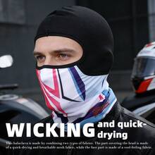 Fabulous Be Xtreme Ice Silk Quick-Dry Cycling Headwear Unisex Breathable Sun Protection Face Mask Outdoor Motorcycle Running Windproof Dustproof Face Neck Gaiter - Multicolor - View 4