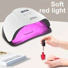 500W UV LED Nail Lamp, 45 LEDs Gel Nail Dryer For Fast Curing With LCD Display, 4 Timer Settings & Auto Sensor, Salon-Grade Nail Light For Home And Nail Salon Use - White - View 12