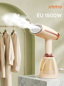 Teckwe 手持式衣物蒸汽熨斗 1500W 便攜式布料蒸汽熨斗 快速加熱 可拆卸水箱 EU 插頭 適用居家與旅行 - 查看 1