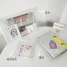1個透明收納袋 PVC防水 A4與B5文件袋 大容量學生考卷文件夾 返校用品 開學季 - 多色 - 查看 5