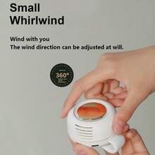 New Portable Mini Rechargeable Fan MF019 Powerful Cyclone Waist Clip Fan Low Noise Suitable For Travel And Running - Multicolor - View 6