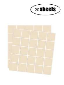 OUTANA Plaid Faux Tile Self-Adhesive PVC Wall Sticker, Minimalist Modern Style, Peel And Stick, Suitable For Kitchen Stove Area Oil-Proof Decoration, Bathroom Partial Moisture-Proofing, Rental Home Wall Easy Renovation, Cafe/Milk Tea Shop Wall Decor, Entryway/Balcony Partial Decoration. - Multicolor - View 13