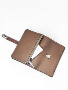 MINGYOU Dompet Pendek Wanita Super Lembut PU Kapasitas Besar, Dompet Multi-Fungsional Berlapis, Penutup Magnetik yang Indah, Dompet Genggam dengan Banyak Slot Kartu, Dompet Koin dan Kartu Identitas dengan Resleting, Lembut, Ringan, Praktis, Cocok untuk Pesta, Kencan, Liburan, dan Hadiah - Unta - View 6