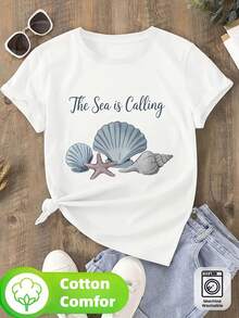 Women T-Shirts - 白色 - 查看 2