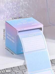 256pcs Easy-Tear Sticky Notes, Easy-Tear & Strong Reusable Adhesive, Versatile Tabs For Marking, Expanding Notes & Professional Organization - Multicolor - View 3