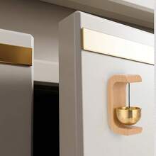 Japanese-Style Brass Doorbell - Wooden Magnetic Doorbell, Suitable For Home, Office, And Shop - Welcome Gift. - A - View 8