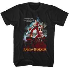 Camiseta Negra para Adultos con el Logo de Army of Darkness - Negro - Ver 1