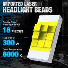 S&D K5C Pro H7 Canbus LED 車用大燈燈泡 LED H1 H4 H11 HB3 9005 HB4 9006 銅管式汽車霧燈 6000K 12V - A - 查看 8