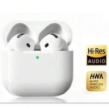 New Air4 Wireless In - Ear Earbuds With Ultra- Fidelity Sound 8 In 1 Wireless Earbuds ANC Active Noise Cancelling(-36db)In-Ear Earphones 360 Hi-Fi Stereo Waterproof Headphones Android Phone/ AlRP0DS Pro IOS Laptops 1:1 Clone - Air4標準版 - 查看 9