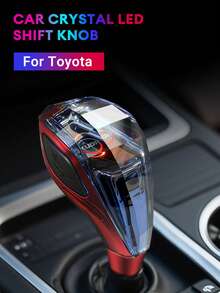 XUDA New Crystal Gear Shift Knob, Crystal Seven-Color LED Light Gear Shift Handle, Plug And Play, Portable Side Interface, Comfortable Grip, Wear-Resistant And Scratch-Resistant, Suitable For Lexus, Audi, Models - Vehicle Model - View 16