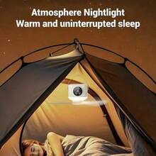 1pc Portable Handheld Fan Light, Rechargeable Remote Control LED Night Light, Brushless Motor Low Noise, USB Charging Mini Fan, Suitable For Dorm, Home, Outdoor Use - 1pc - View 9