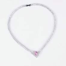 3 pièces/1set Ensemble de bijoux mode pour femmes, bijoux pour femmes, accessoires de bijoux, collier pour femmes, incrusté de zircone, forme de goutte, boucles d'oreilles, collier, ensemble de bijoux combinés, ensemble de collier, convient pour les femmes/mariées, vacances/fêtes, mariage/banquet, cadeau - Ensemble de bijoux - Voir 10