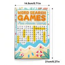 Word Search Puzzle Activity Book, Improve Focus And Language Skills By Finding And Circling Words, Perfect For Home, Work Breaks Or Travel - Word Search Workbook - View 10
