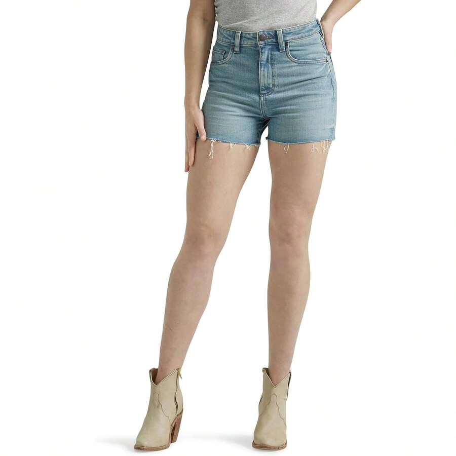 Wrangler Women's Retro Bailey Shorts Variant 2 - Denim - View 1