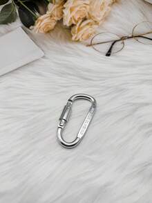 1pc High Quality Thick 8CM D-Shaped Lock Nut Buckle Keychain - D-shaped Keychain - View 5
