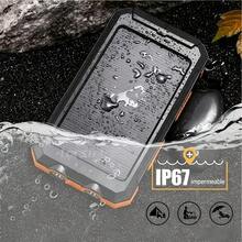 Cargador Solar de Uso Rudo 20000mAh Batería Portátil Antigolpes IP67 con Brújula para Orientación Linternas LED de Señal SOS para Mochileros Senderistas Aventureros Festivales y Emergencias compatible con Dispositivos  15 14 13  S24  Redmi y - 1 unidad - Ver 6