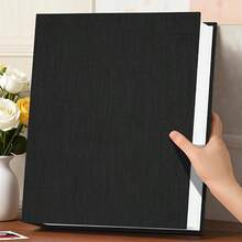 1pc Premium Photo Album, 6 Inch Size, 200 Pockets, Multiple Colors Available, Perfect For Family Memories, Wedding Keepsakes, And Valentine's Day Gift - 1PC - View 1