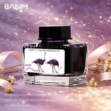 15ml Animal IP Creative Colorful Fountain Pen Ink - Gold Glitter Shimmer Ink - Student Planner Dedicated Non-Clogging Ink, Glitter Planner Painting, DIY, Back To School - Square - View 4