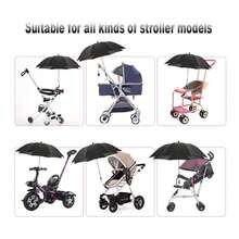 Clip-On Sun Umbrella, UPF50+ UV Protection, Clip-On Handle, Flexible Umbrella Arm, Summer Sun Protection Essential, Suitable For Strollers, Bicycles, Wheelchairs, Camping, Fishing, Outdoor And Various Occasions, - Royal Blue - View 2