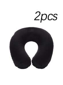 1 pieza Almohada inflable, Almohada de cuello para viaje en avión, coche, hogar, oficina, Cojín de cuello en forma de U portátil para estudiantes y adultos, Soporta y protege el cuello, Ideal para ir y venir, estudiar y viajar - Multicolor - Ver 23